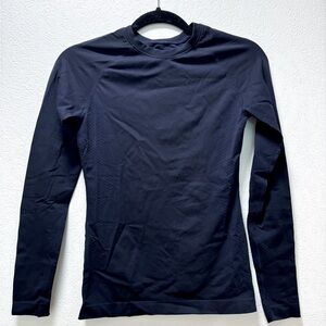 Figs Navy Blue Seamless Undershirt XS